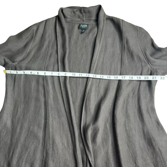 Eileen Fisher Linen Blend Lightweight Brown Cardigan.size Medium Petite - Picture 4 of 6